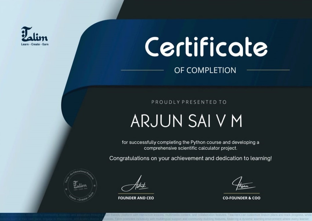 Certificate 2